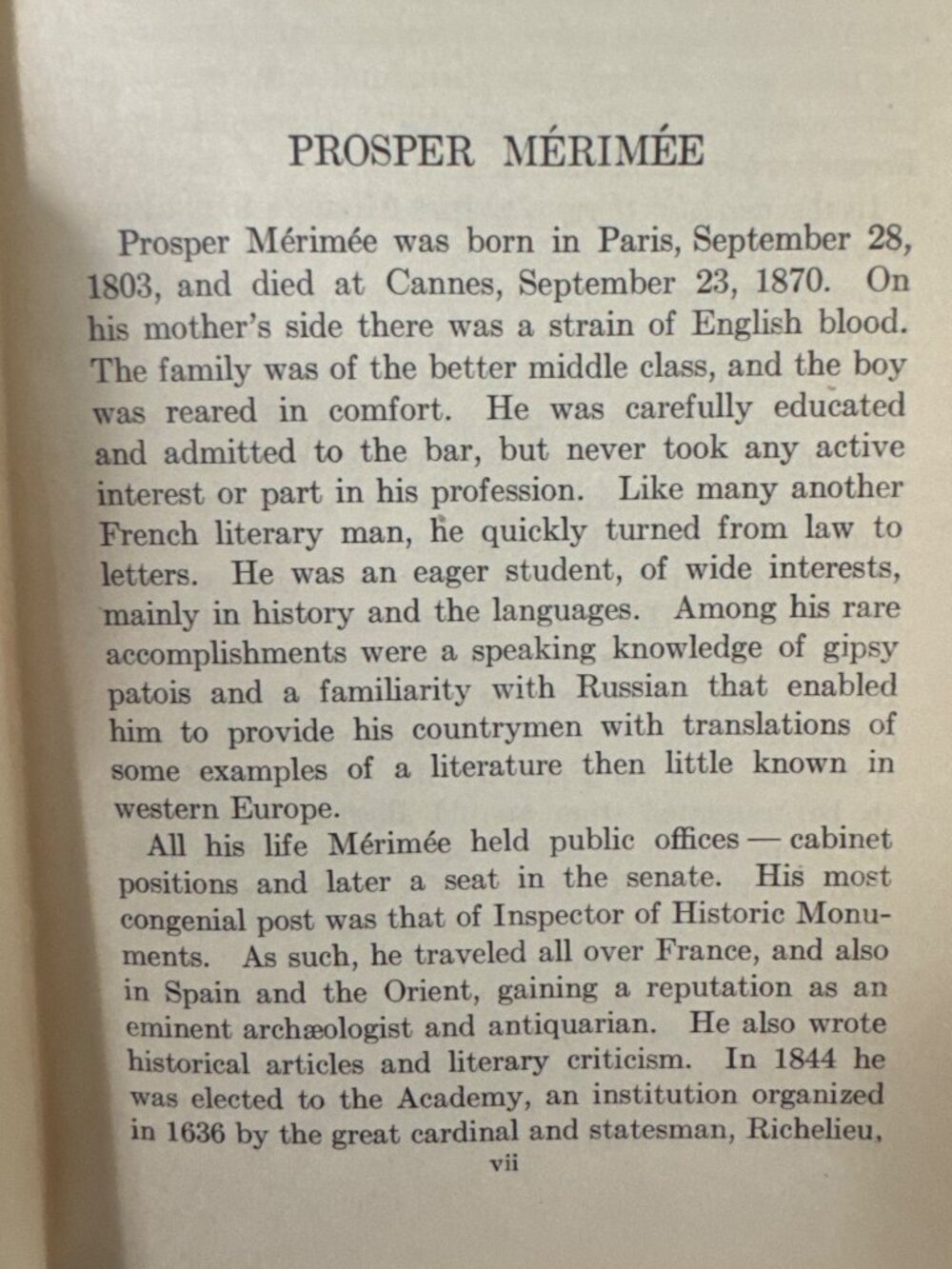 Merimee Colomba By Prosper Merimee 1922 edited by Charles E Young HC 1st Ed Merr - Picture 5 of 13